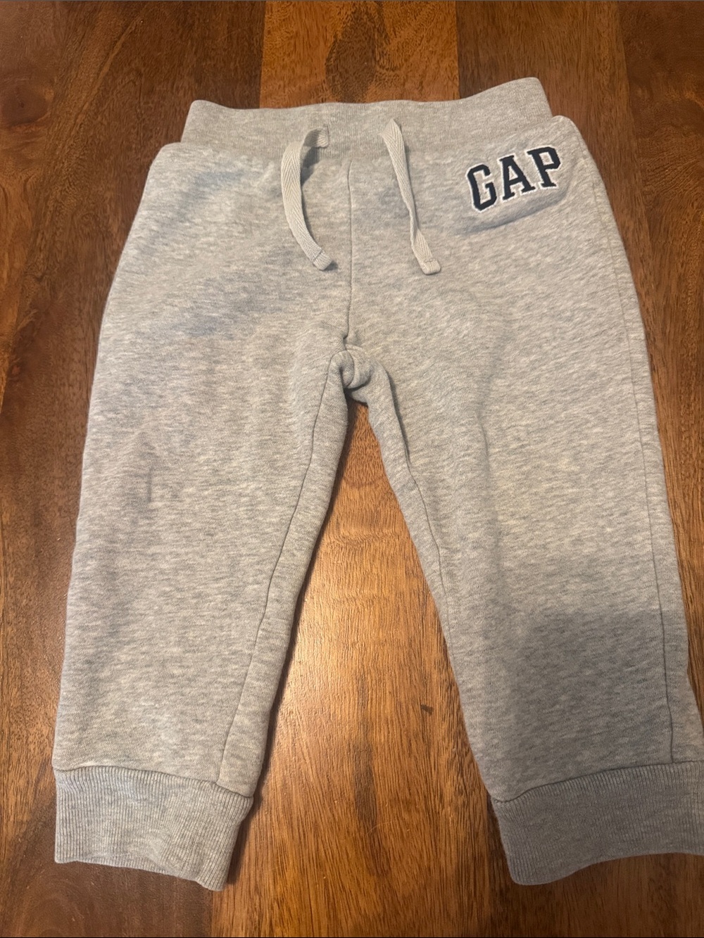 GAP Light Gray Kids Jogger Sweatpants with Drawstring